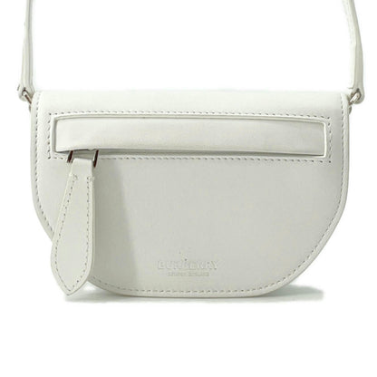 Burberry White Leather Olympia
