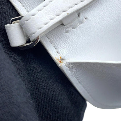 Burberry White Leather Olympia