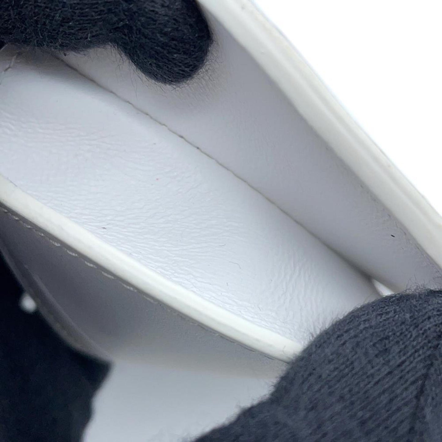 Burberry White Leather Olympia