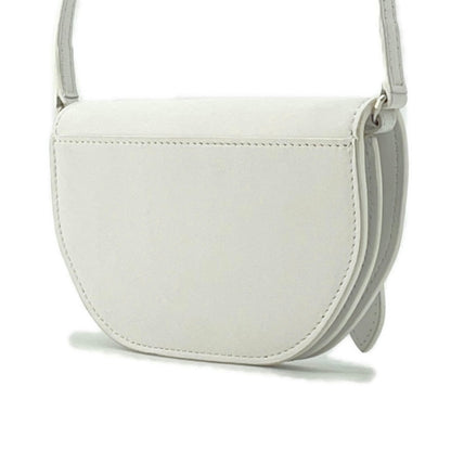 Gucci White Leather Gg Embossé