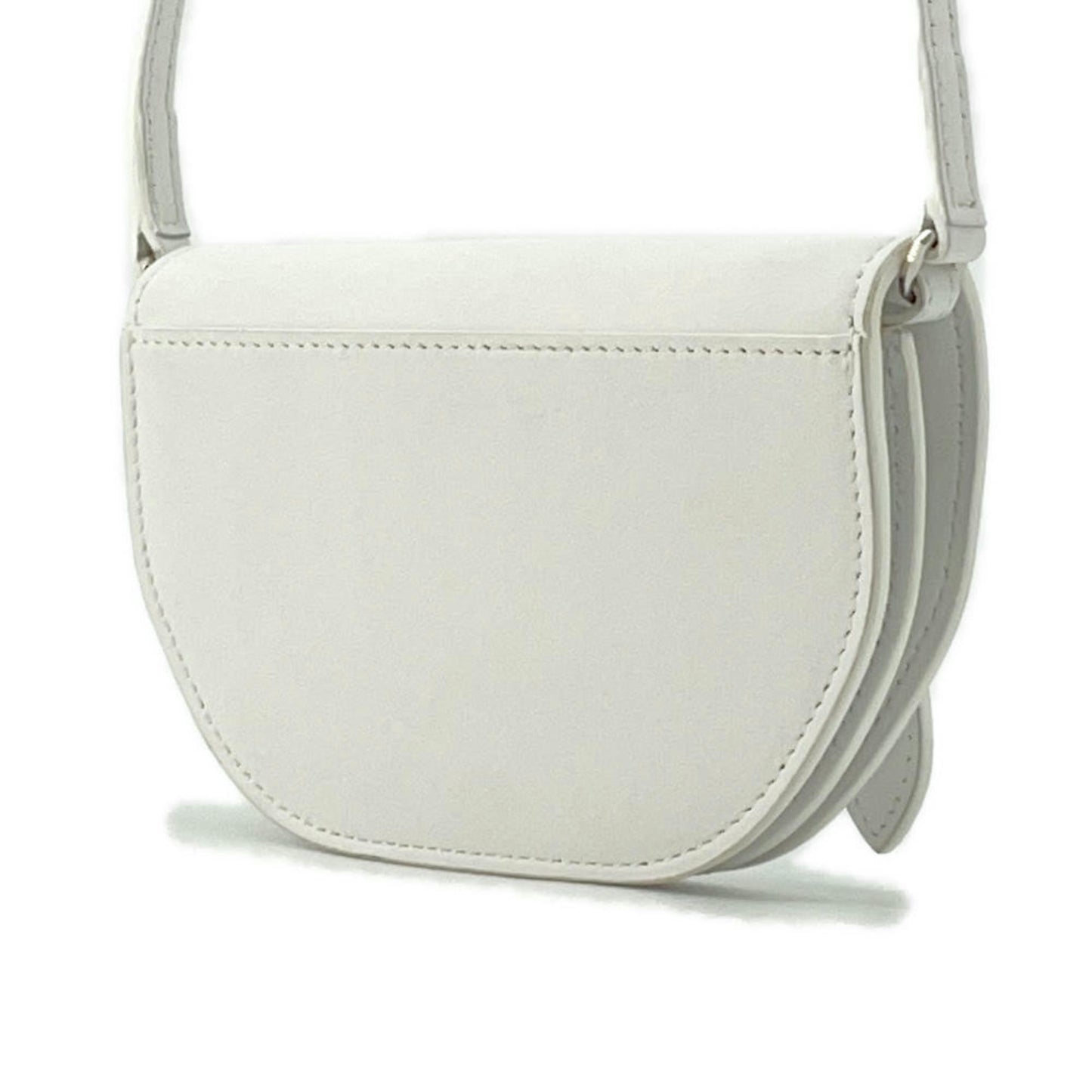 Burberry White Leather Olympia