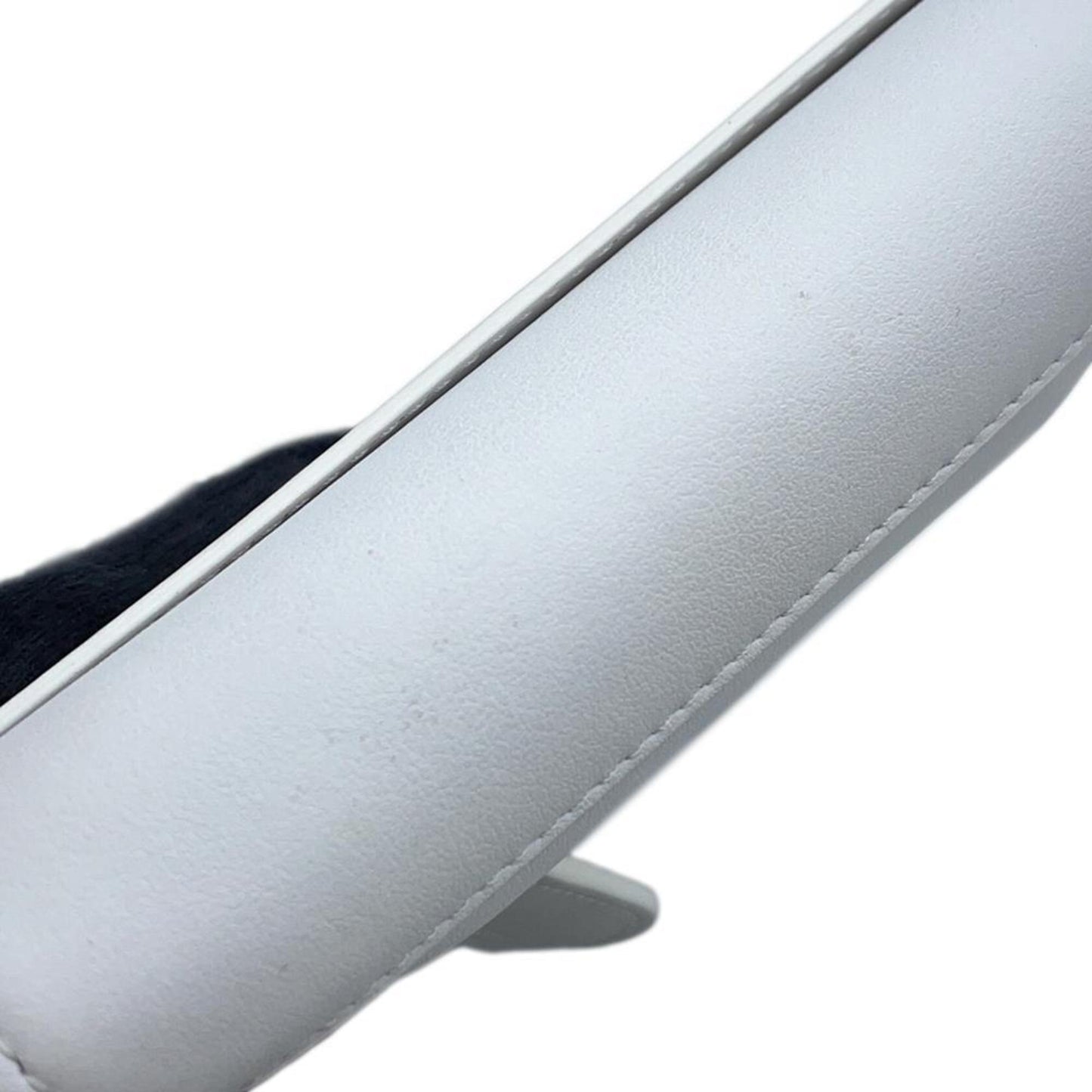 Burberry White Leather Olympia