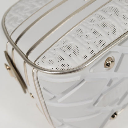 Dior White Leather Bowling