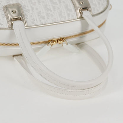 Dior White Leather Bowling