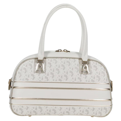 Dior White Leather Bowling