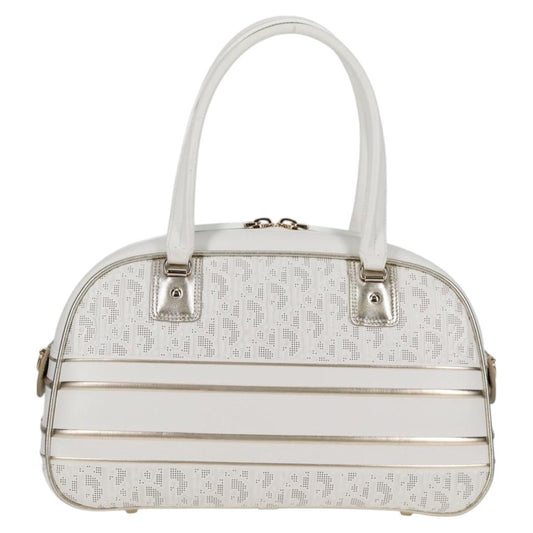 Dior White Leather Bowling