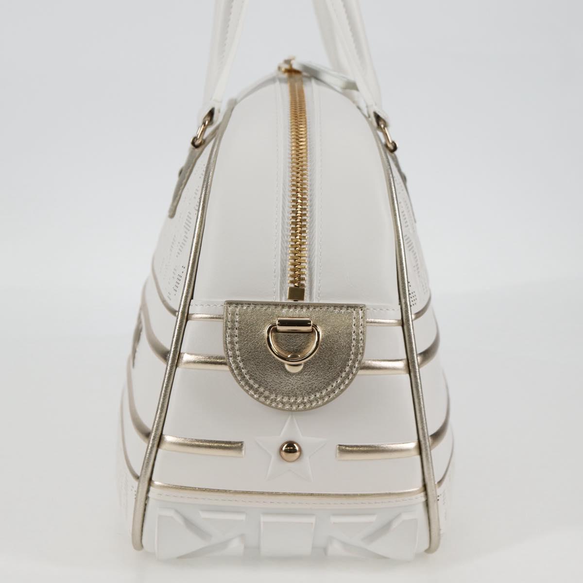 Dior White Leather Bowling
