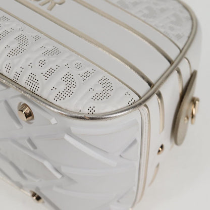 Dior White Leather Bowling