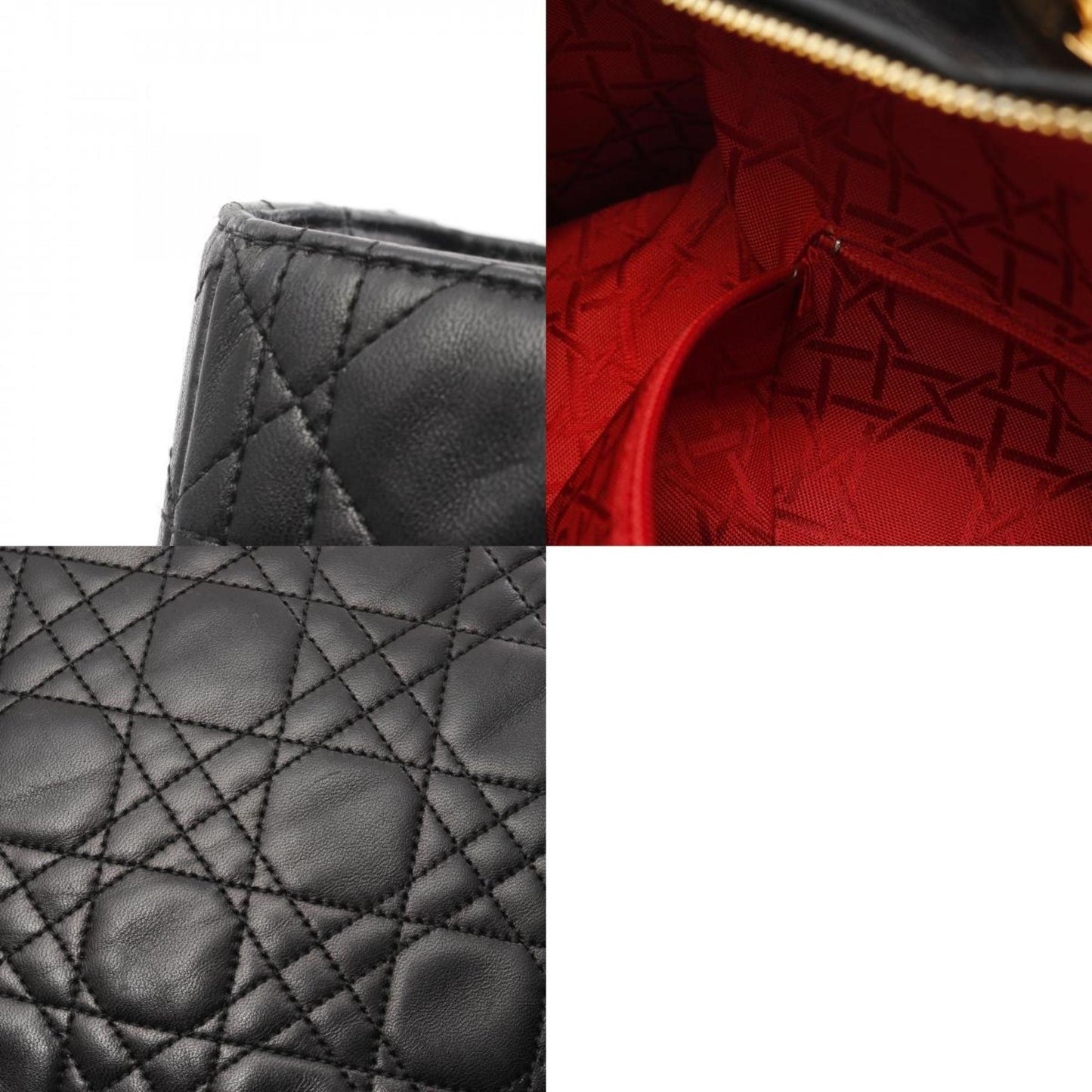 Dior Black Leather Lady Dior