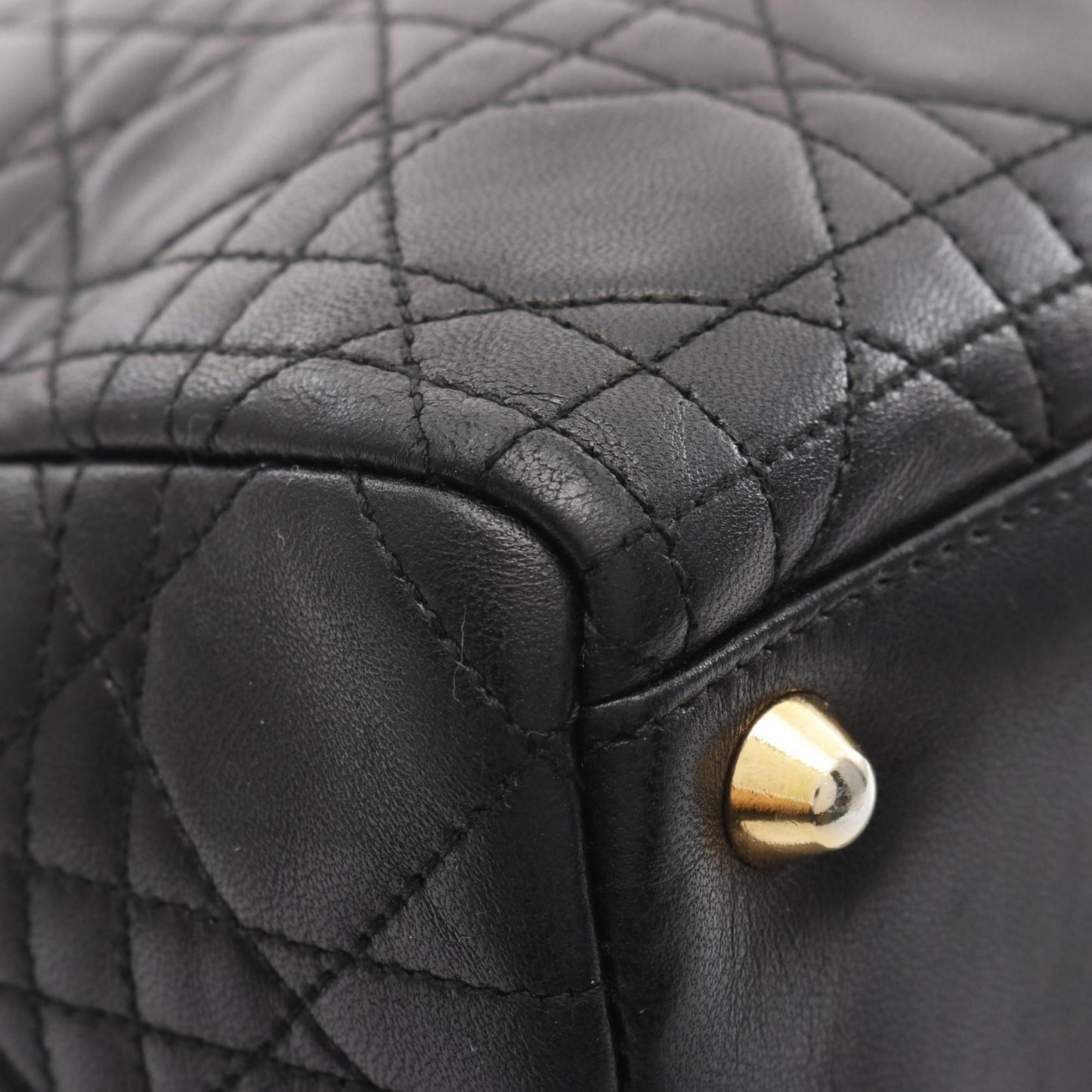 Dior Black Leather Lady Dior