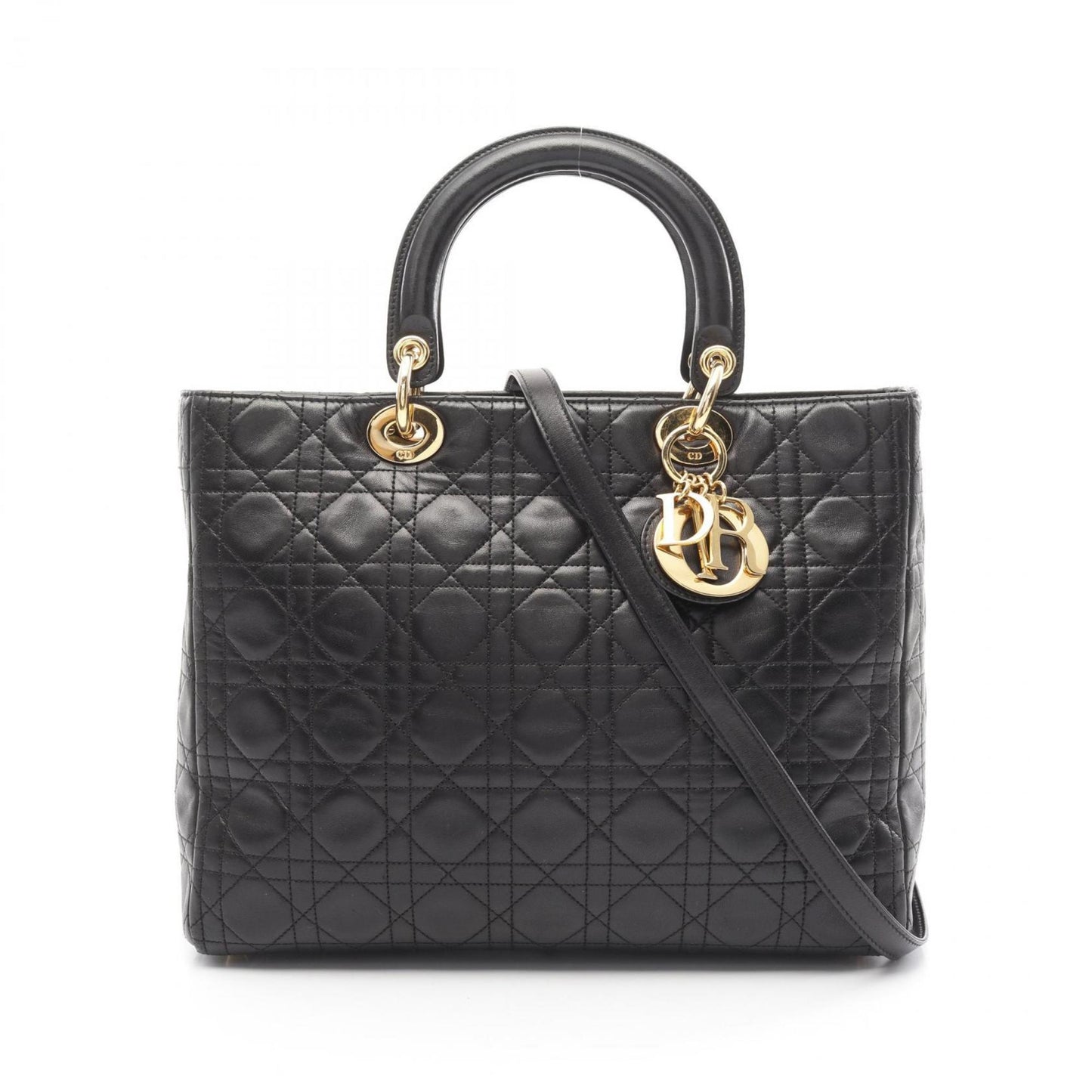 Dior Black Leather Lady Dior