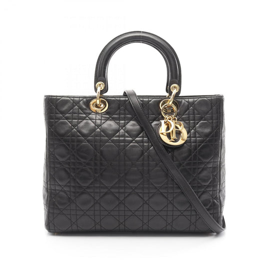 Dior Black Leather Lady Dior