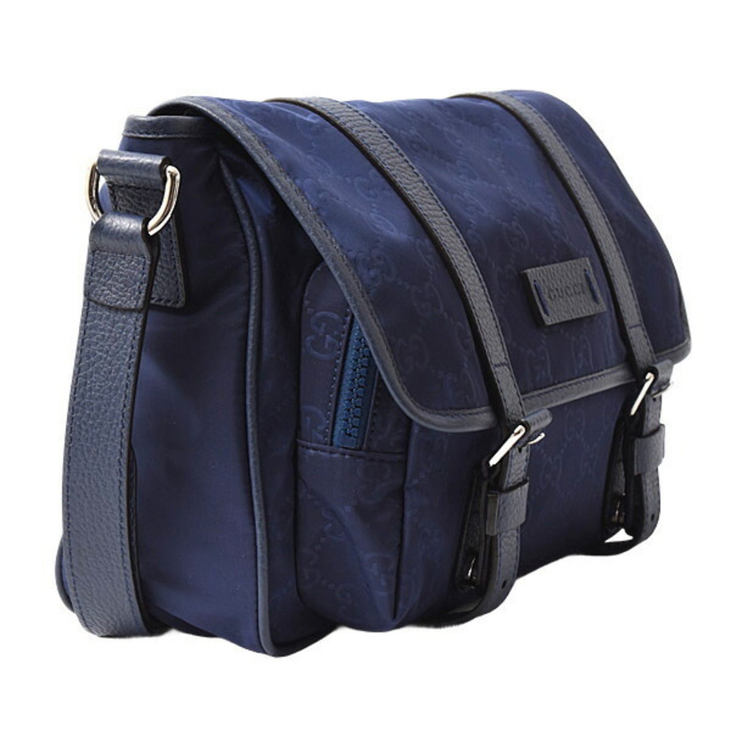 Gucci Blue Nylon Gg Nylon
