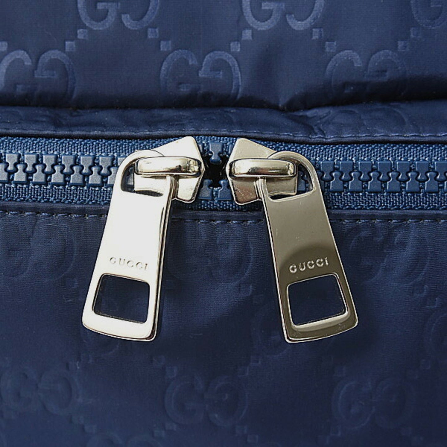 Gucci Blue Nylon Gg Nylon