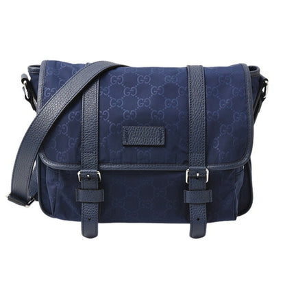 Gucci Black Leather Gg Matelassé