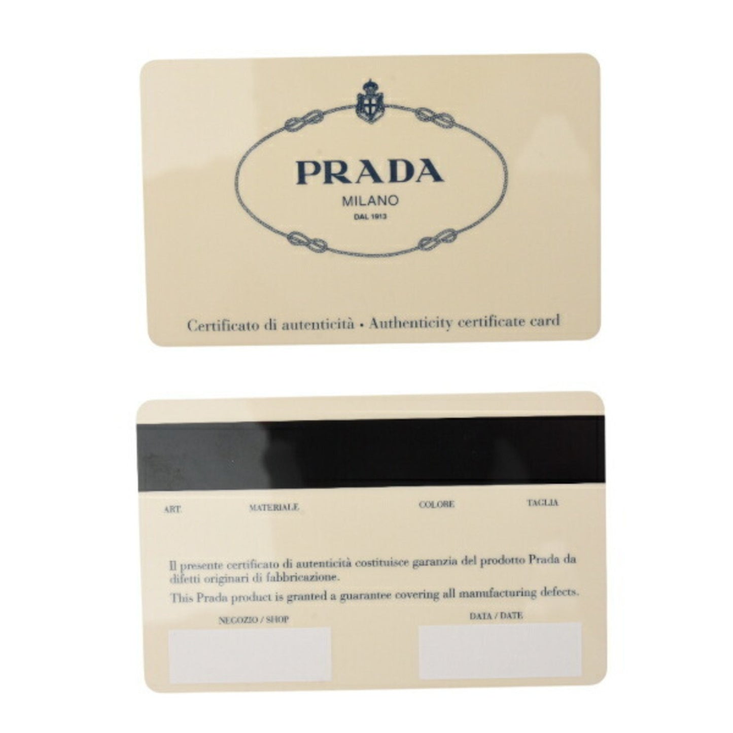 Prada Black Canvas Tessuto