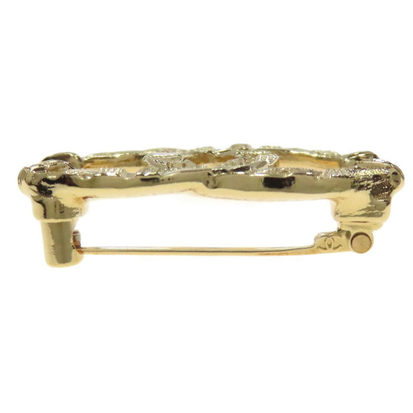 Chanel Gold Gold Plated Coco Mark