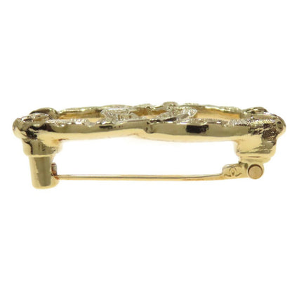 Chanel Gold Gold Plated Coco Mark