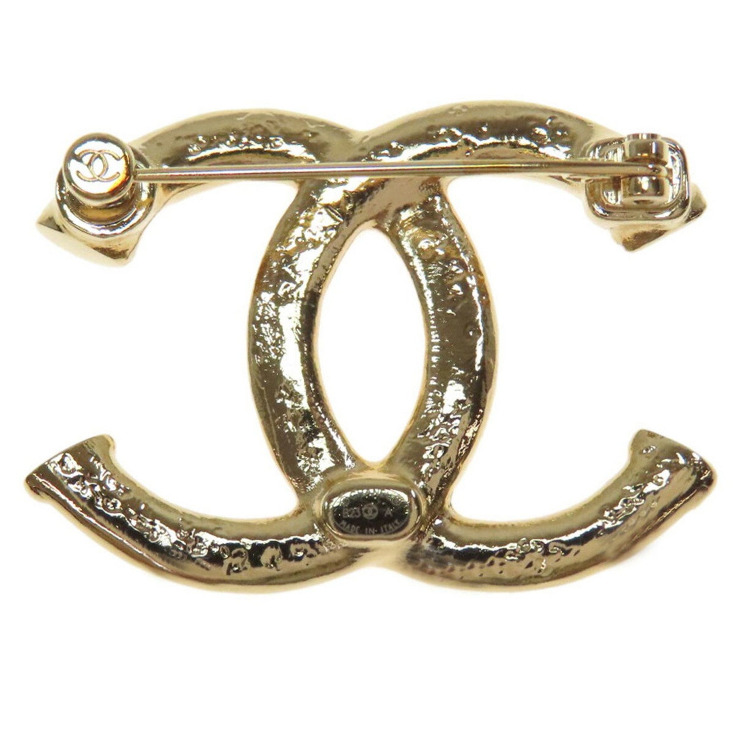 Chanel Gold Gold Plated Coco Mark