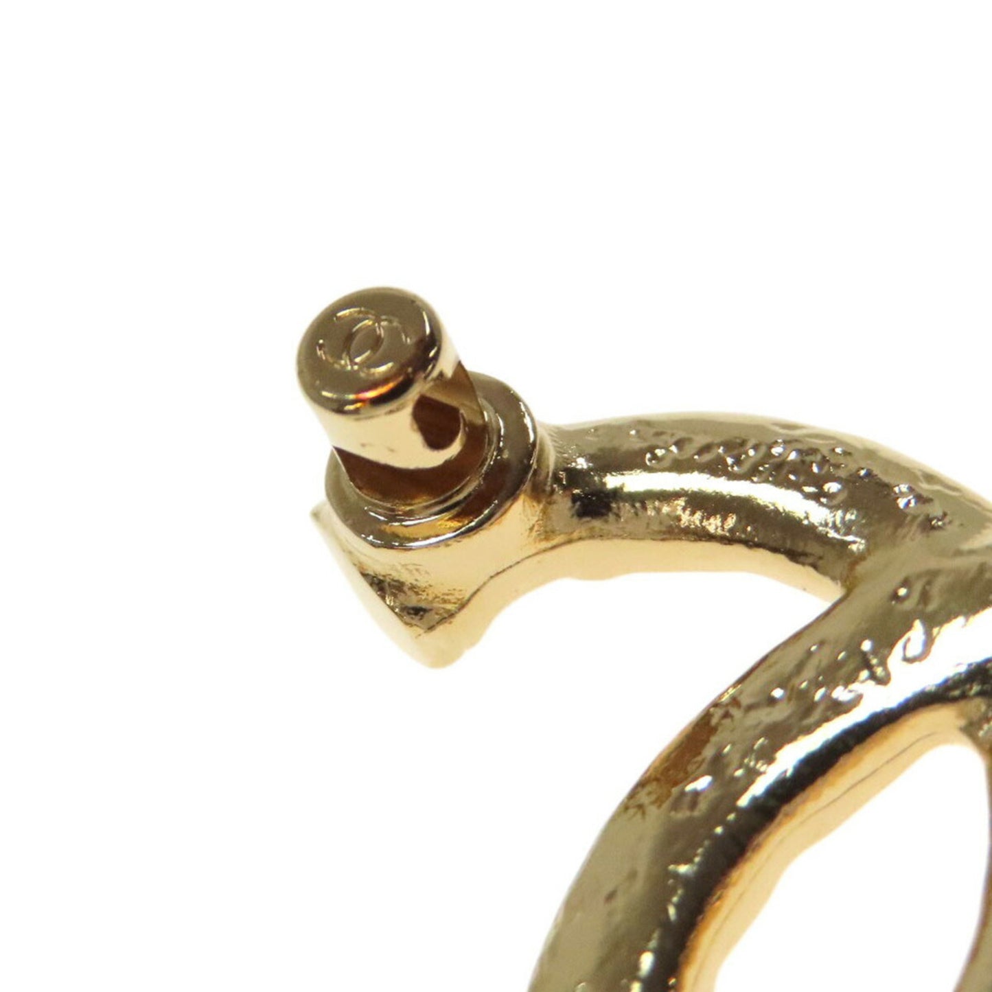 Chanel Gold Gold Plated Coco Mark