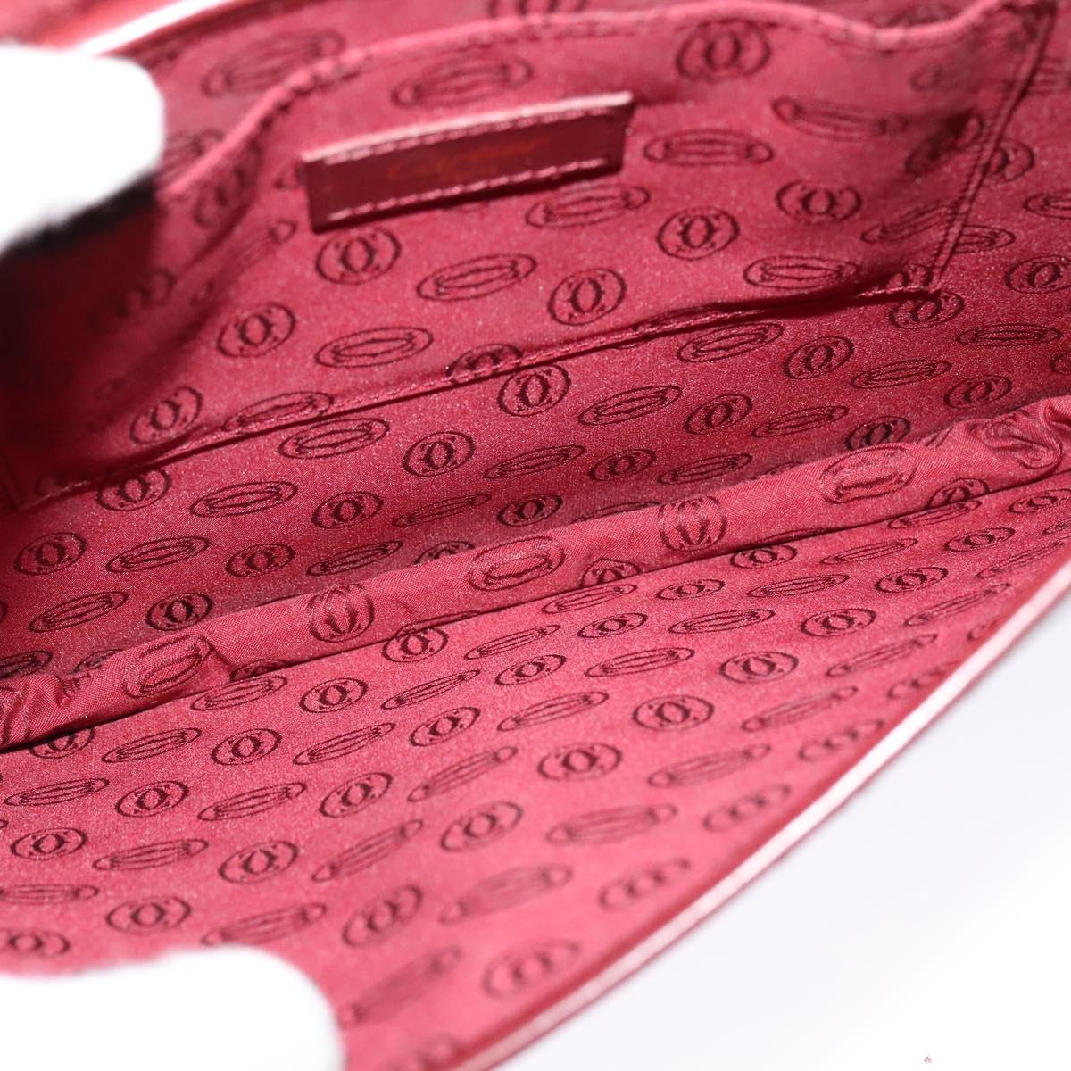 Cartier Red Leather Shoulder