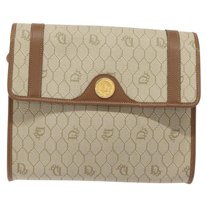 Dior Brown Canvas Honeycomb