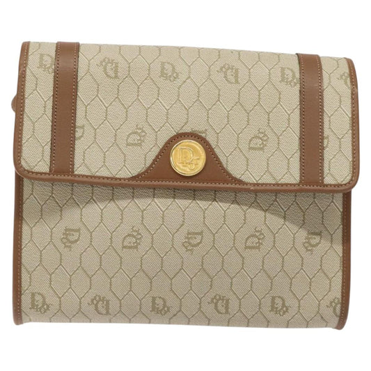 Dior Brown Canvas Honeycomb