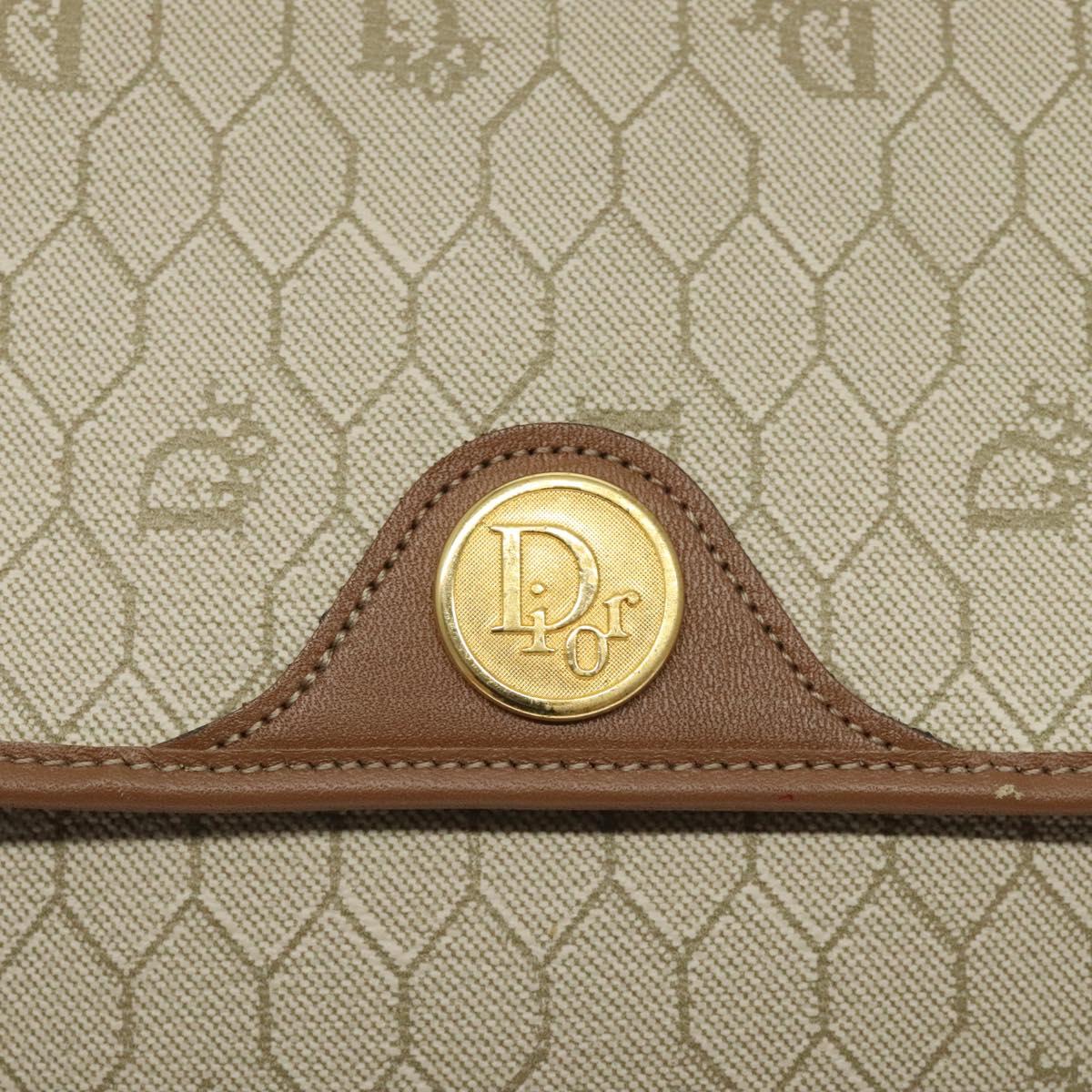 Dior Brown Canvas Honeycomb