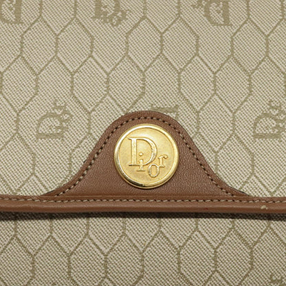 Dior Brown Canvas Honeycomb