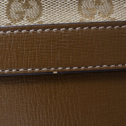 Gucci Brown Canvas Horsebit