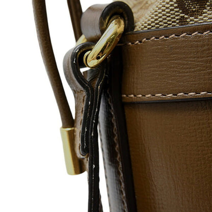 Gucci Brown Canvas Horsebit
