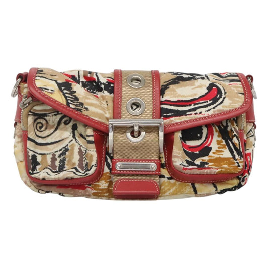 Prada Red Nylon Shoulder