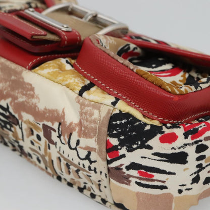 Prada Red Nylon Shoulder