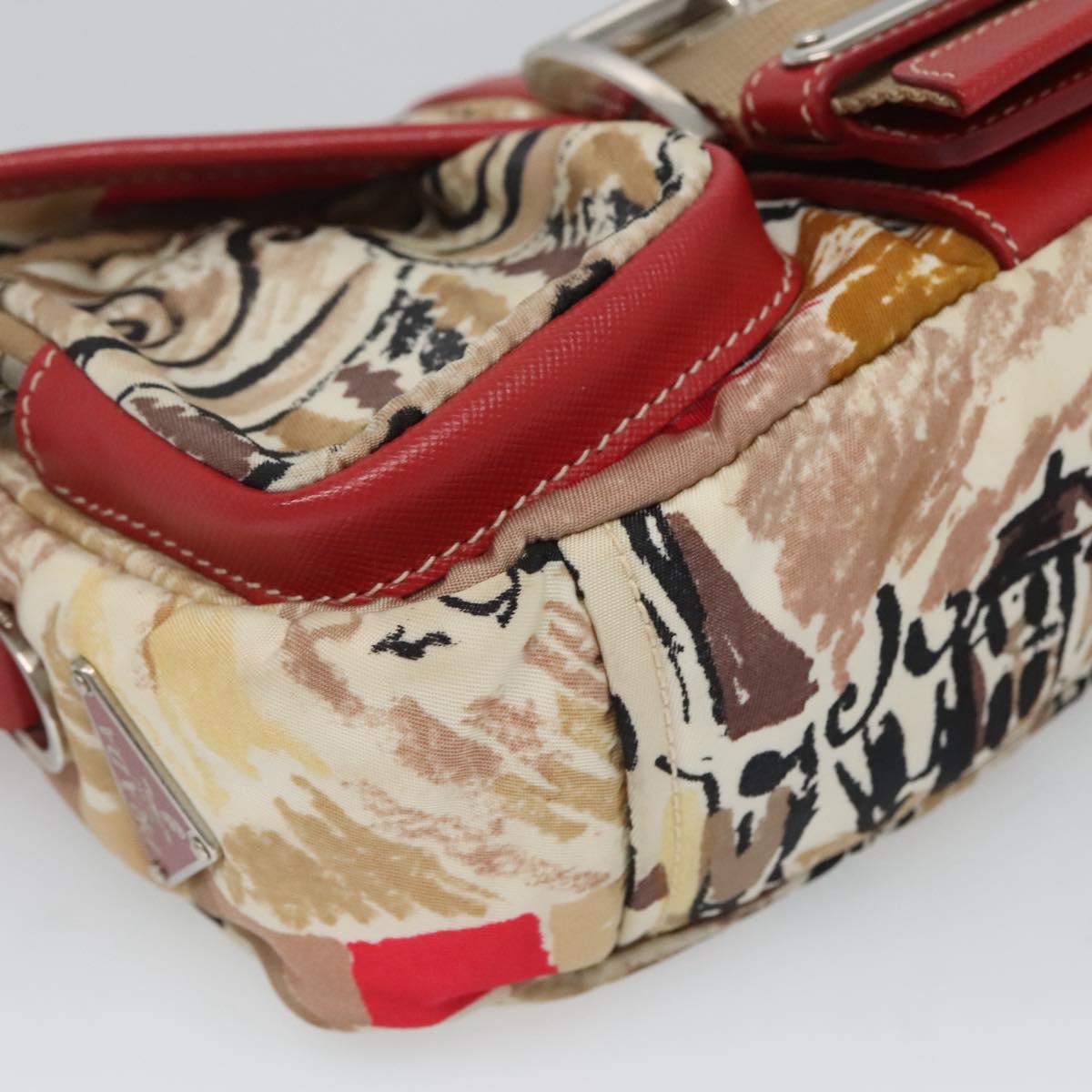Prada Red Nylon Shoulder