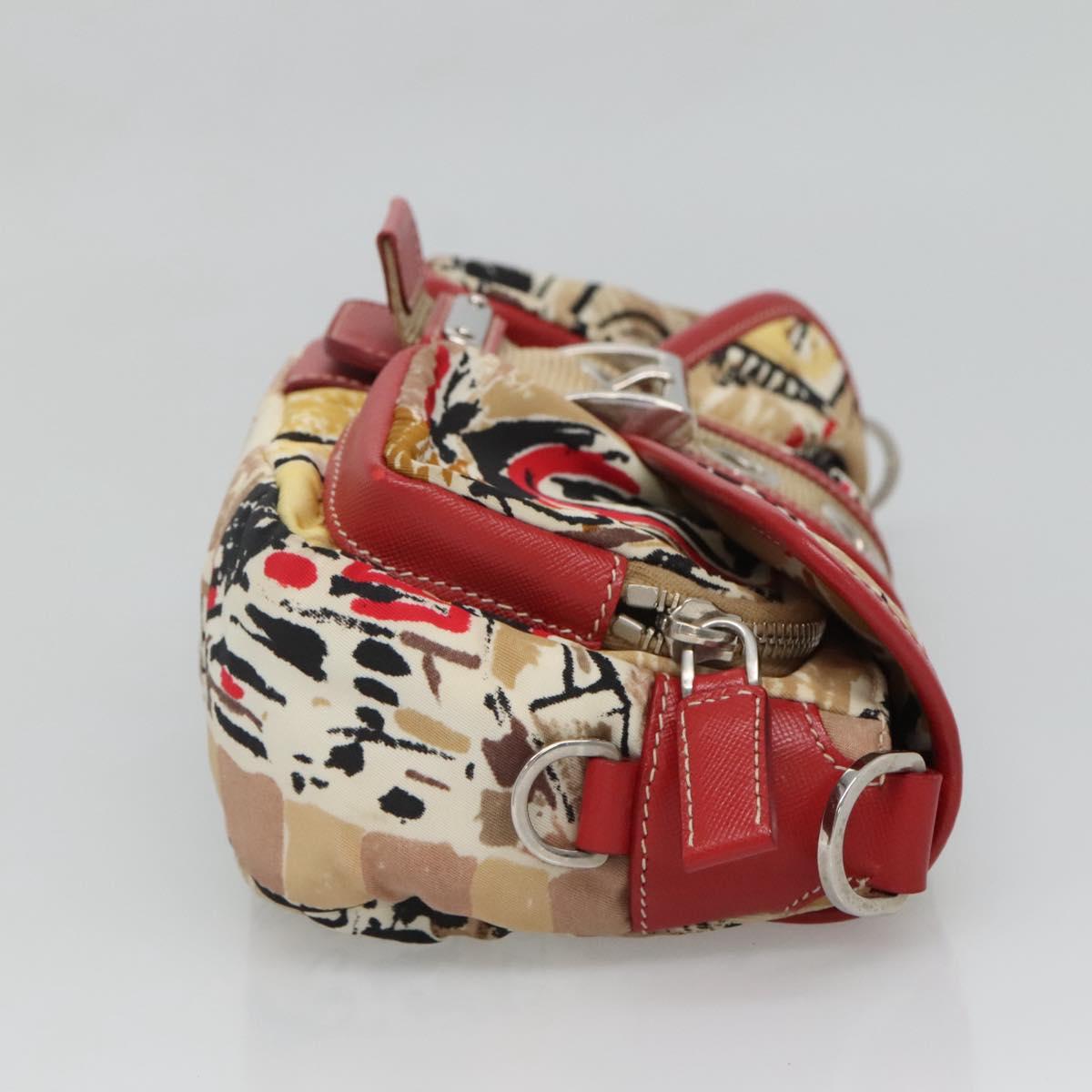 Prada Red Nylon Shoulder