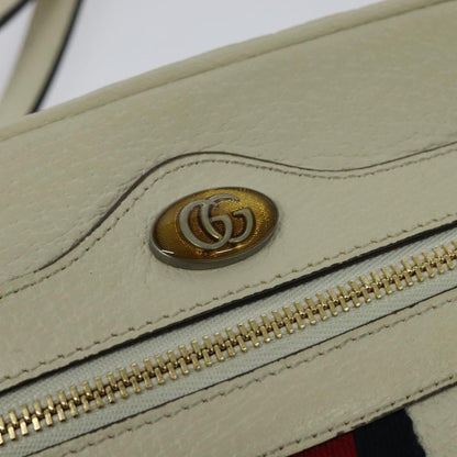 Gucci White Leather Ophidia