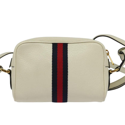 Gucci White Leather Ophidia