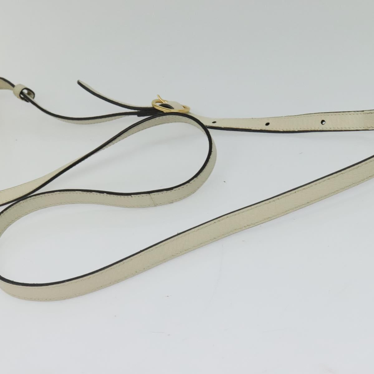 Gucci White Leather Ophidia