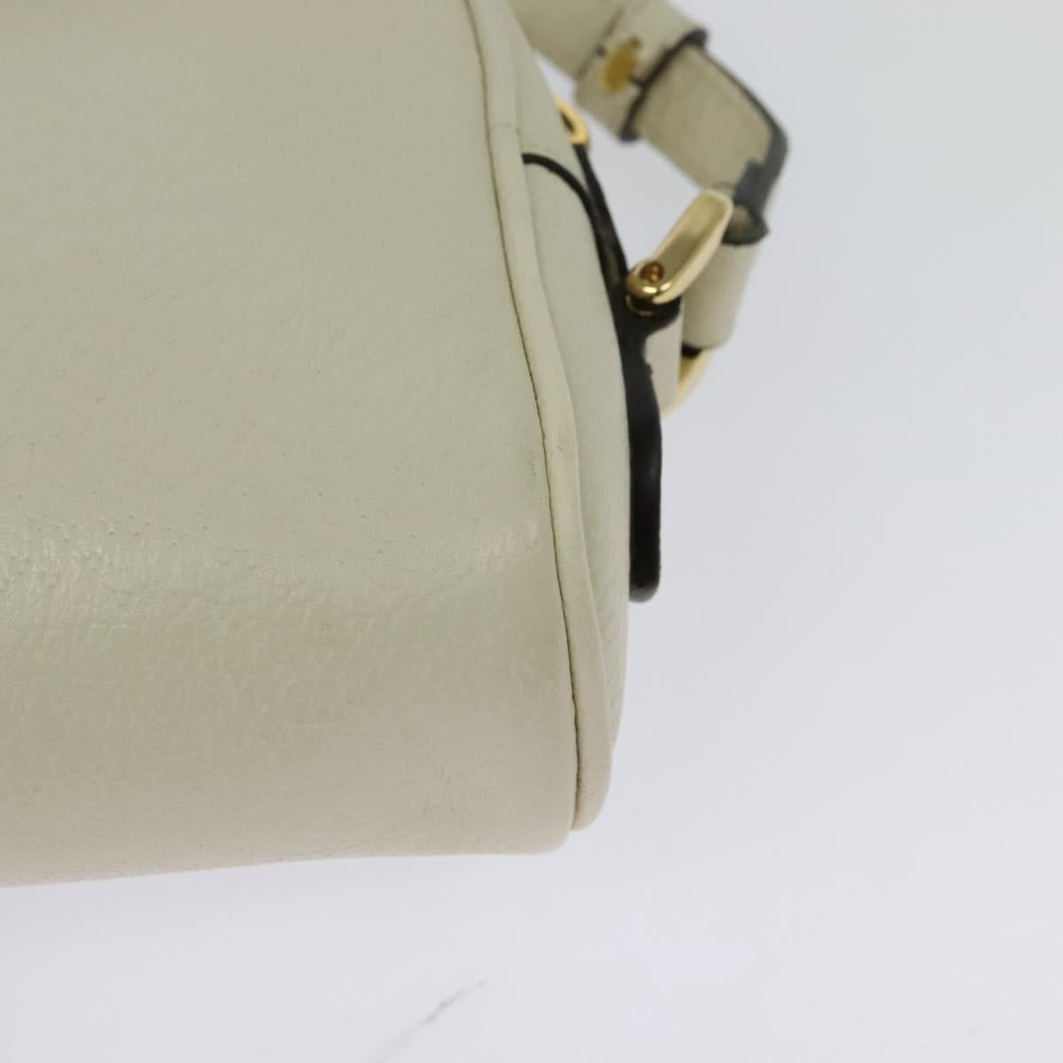 Gucci White Leather Ophidia