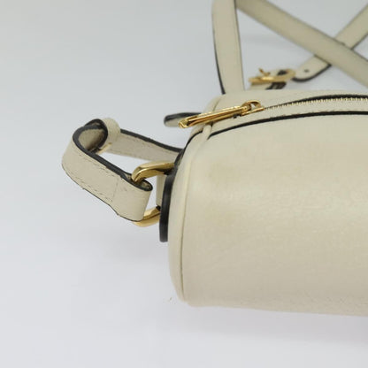 Gucci White Leather Ophidia