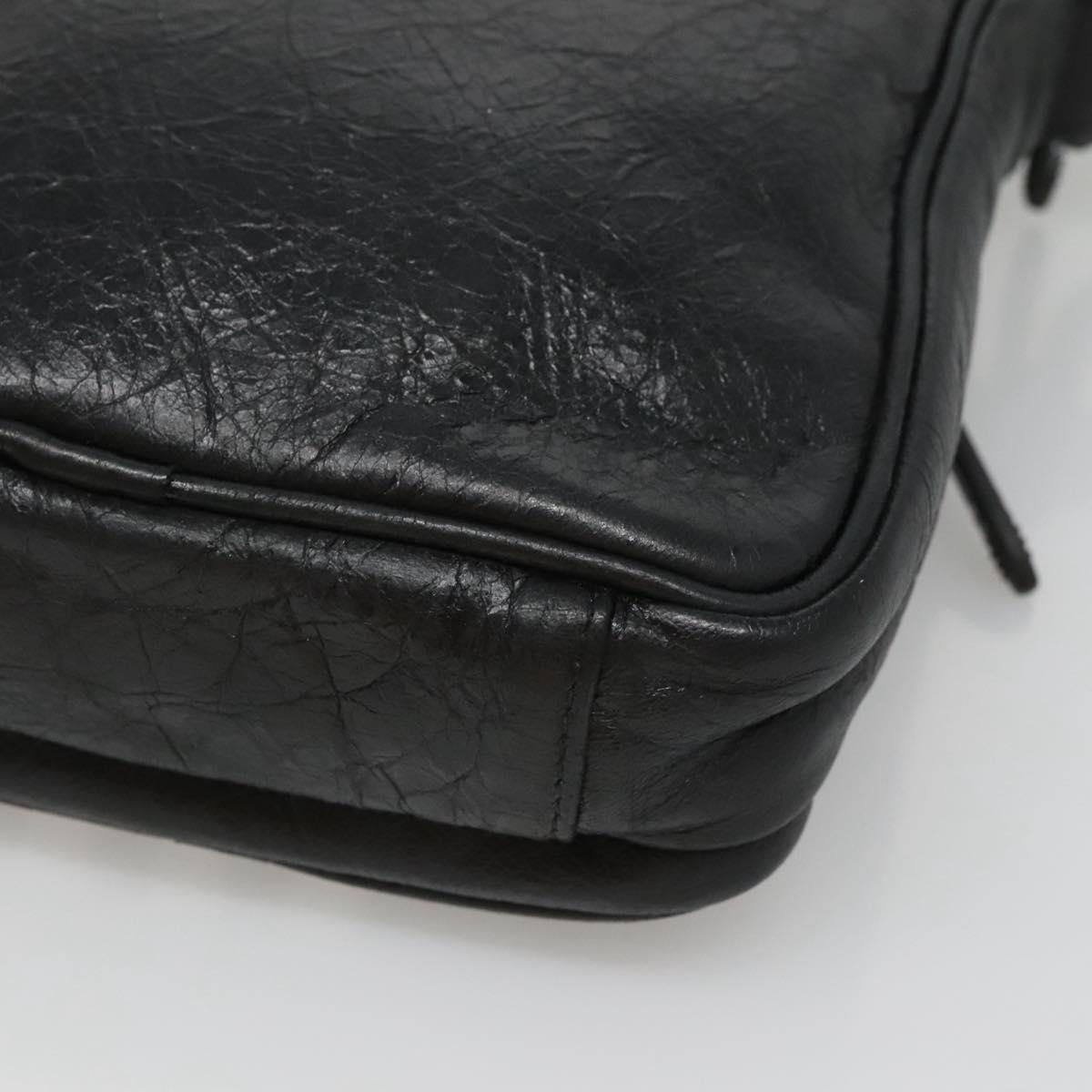 Balenciaga Black Leather Shoulder