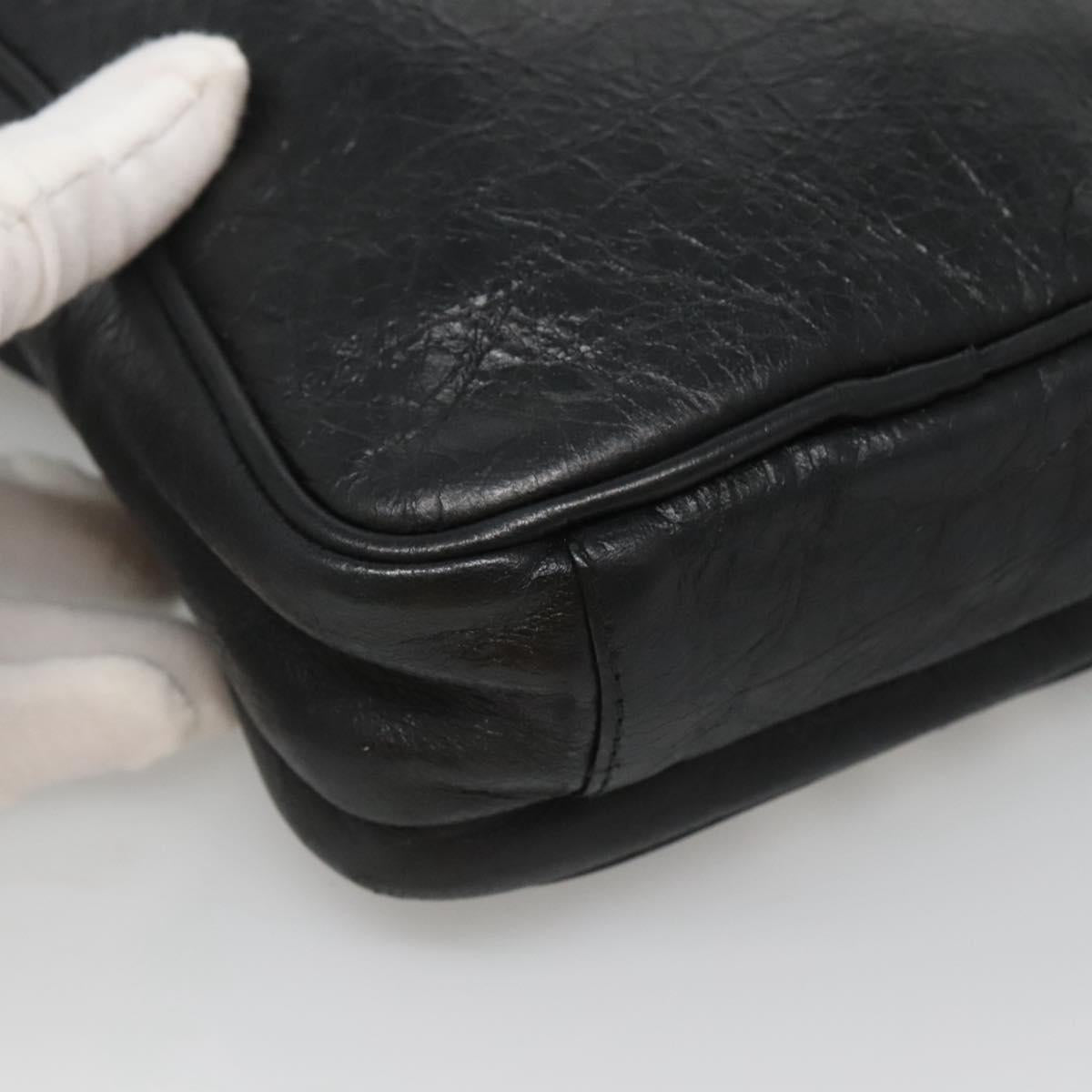 Balenciaga Black Leather Shoulder