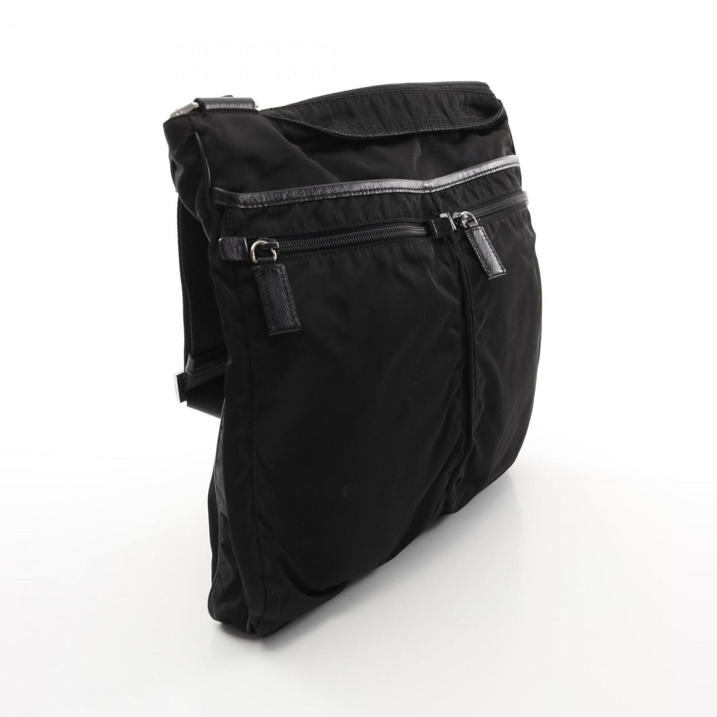 Prada Black Synthetic Tessuto