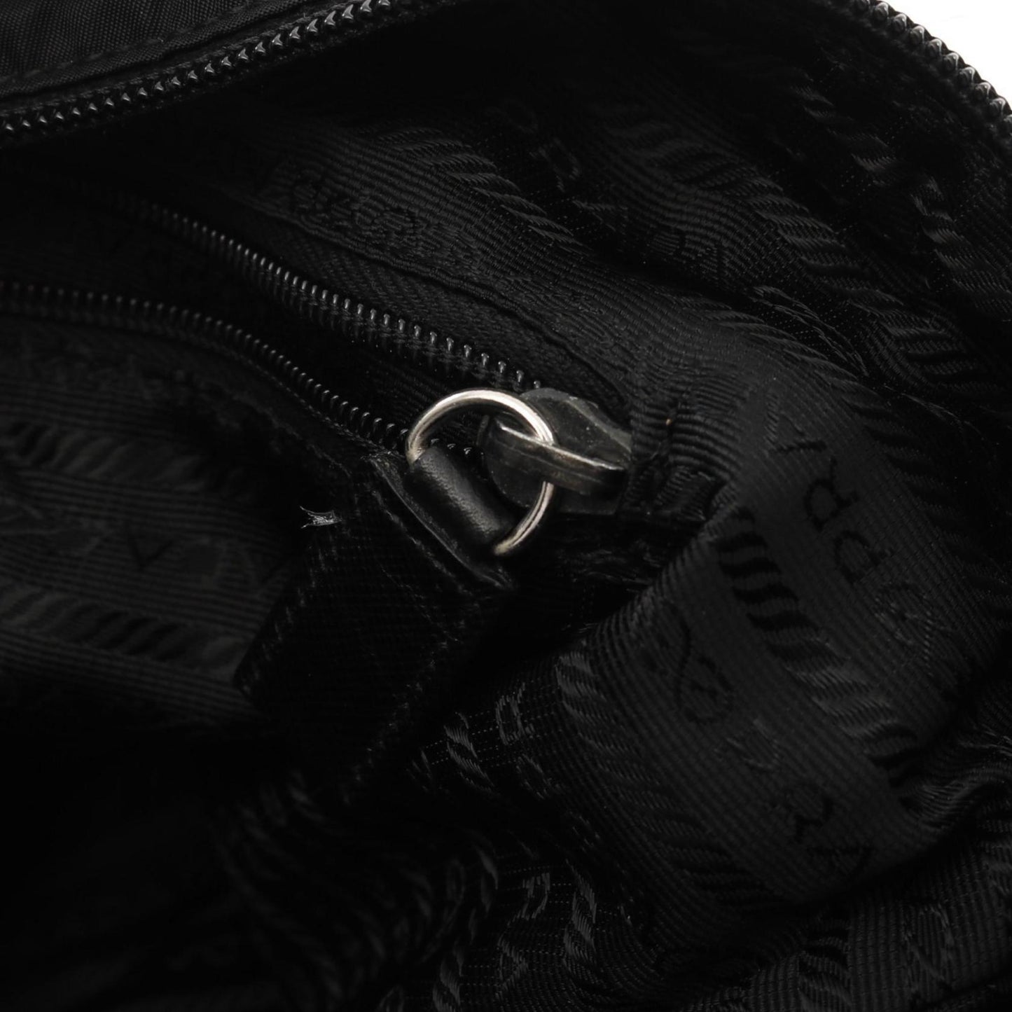 Prada Black Synthetic Tessuto