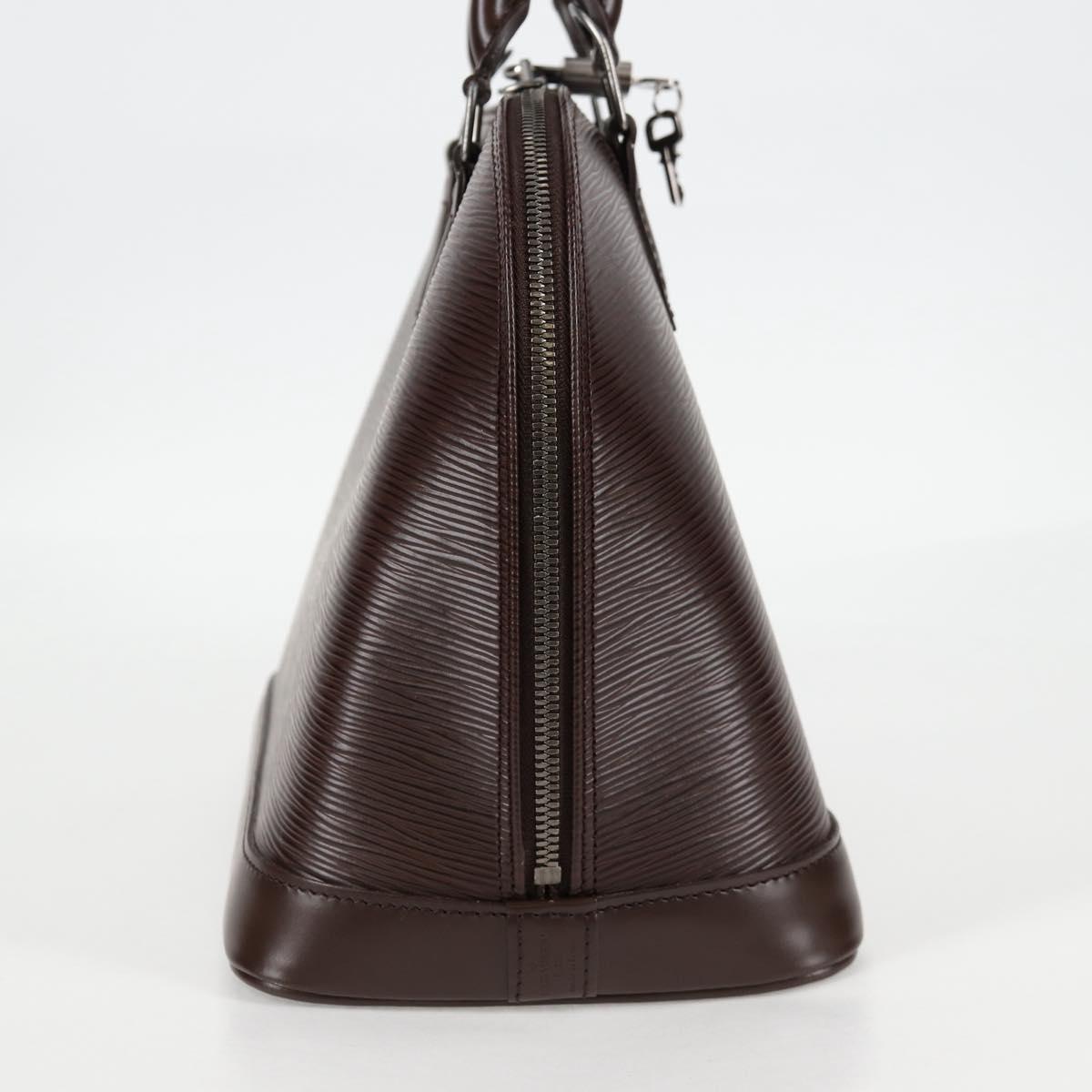 Louis Vuitton Brown Leather Alma