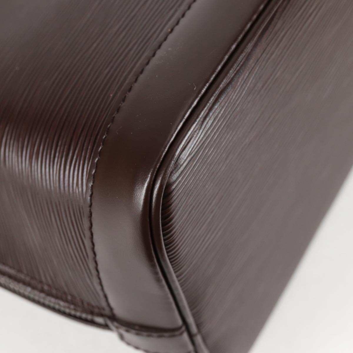 Louis Vuitton Brown Leather Alma
