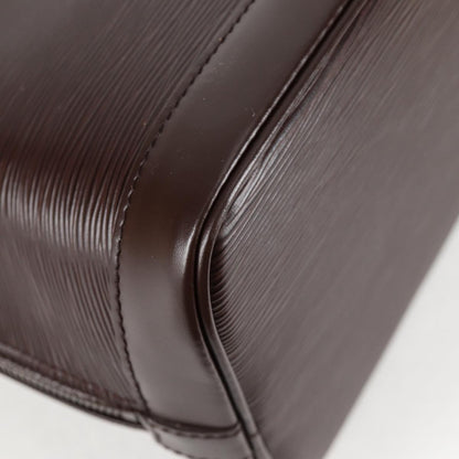 Louis Vuitton Brown Leather Alma