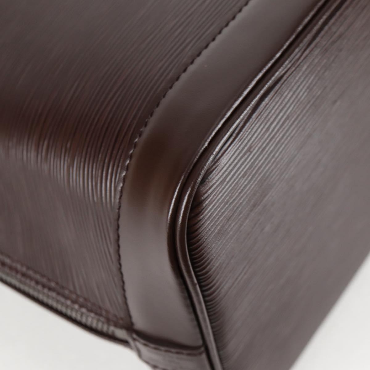 Louis Vuitton Brown Leather Alma