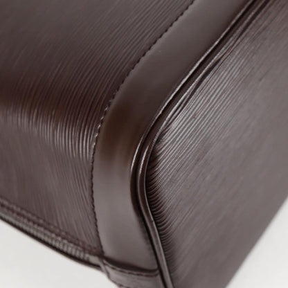 Louis Vuitton Brown Leather Alma