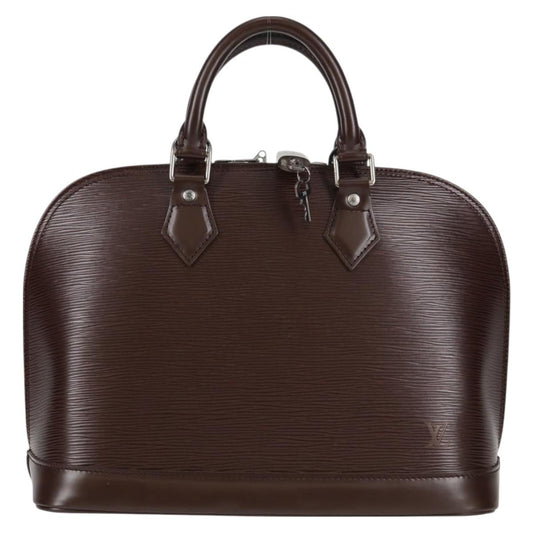 Louis Vuitton Brown Leather Alma